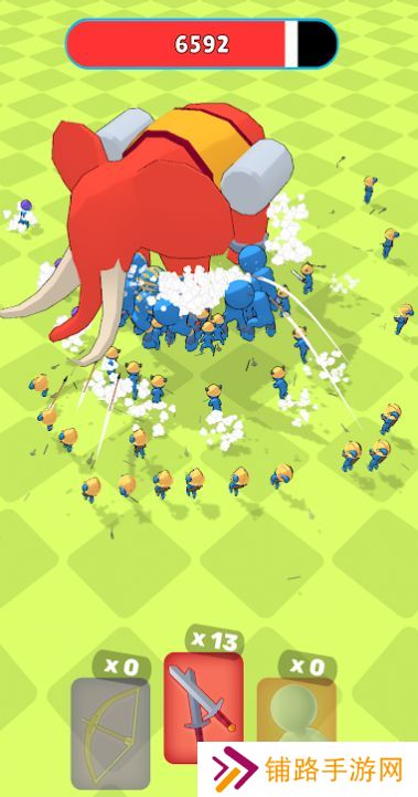 剑箭手合并战斗